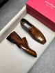 Ferragamo Man Brown  Calfskin Business Leather Shoes 042899 (2)_th.jpg